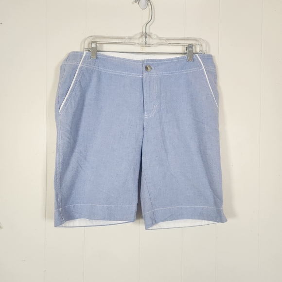 Columbia PFG Light Blue Cotton Chino Size 10L 10 Inch Inseam - Picture 1 of 15